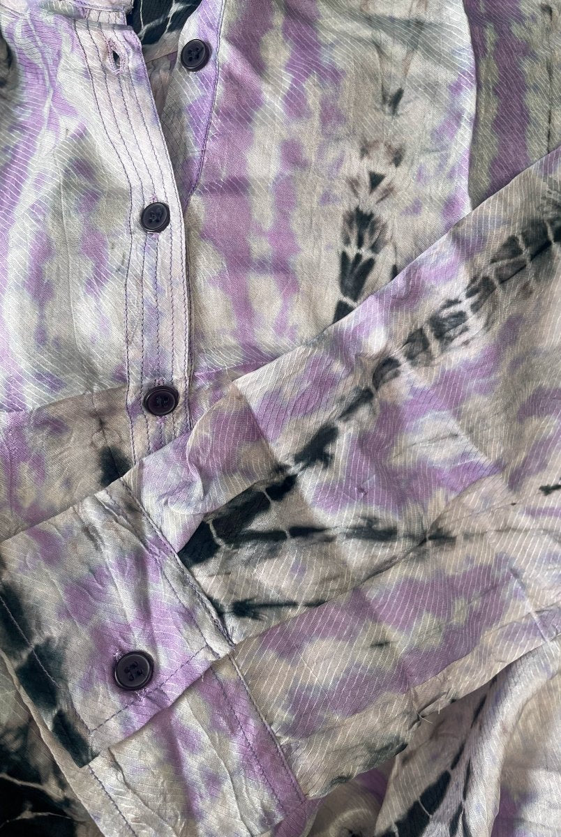 Silk Shirt Dress - Gawjus