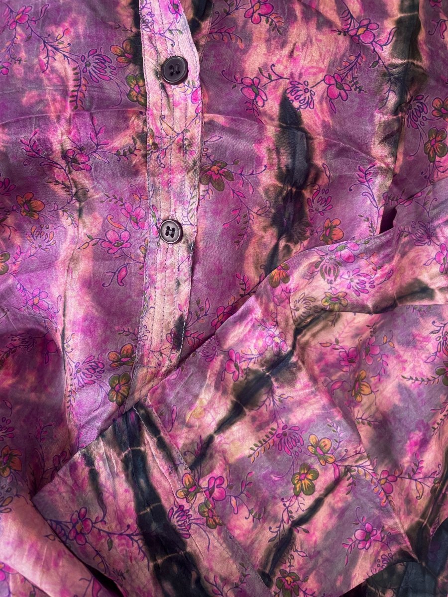 Silk Shirt Dress - Gawjus