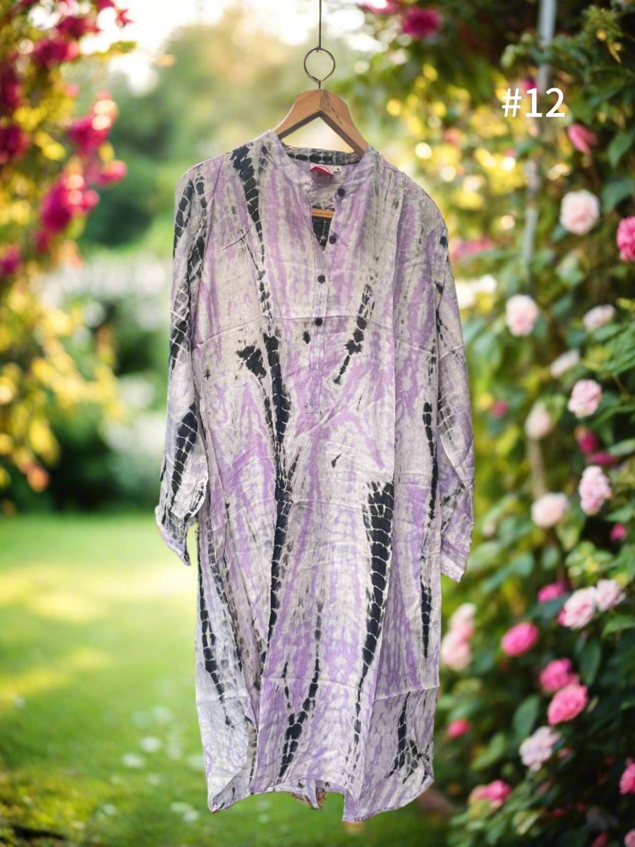 Silk Shirt Dress - Gawjus