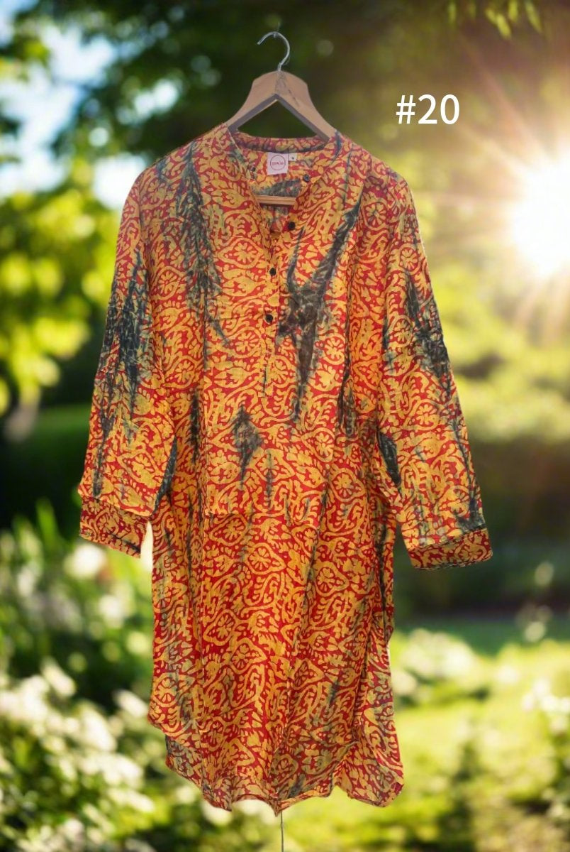 Silk Shirt Dress - Gawjus