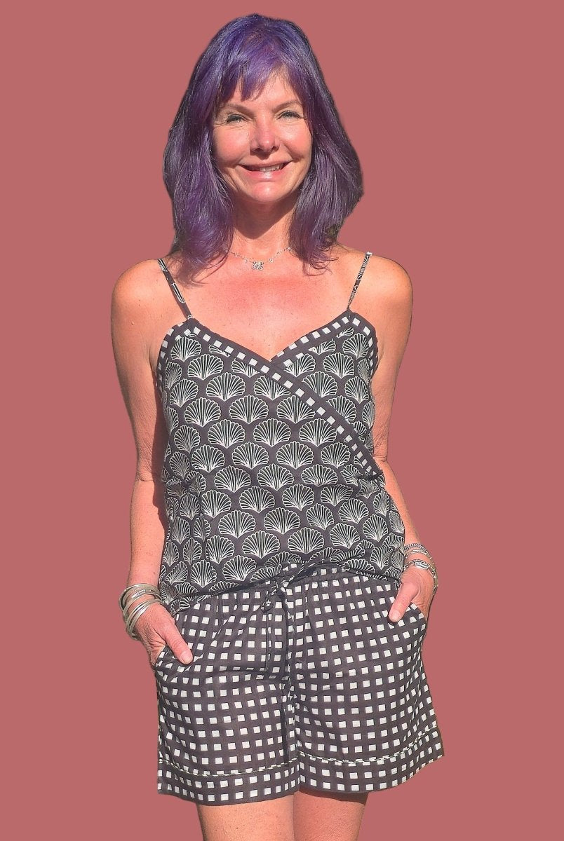 Strappy Shortie Set - Check Her 👀 - Gawjus