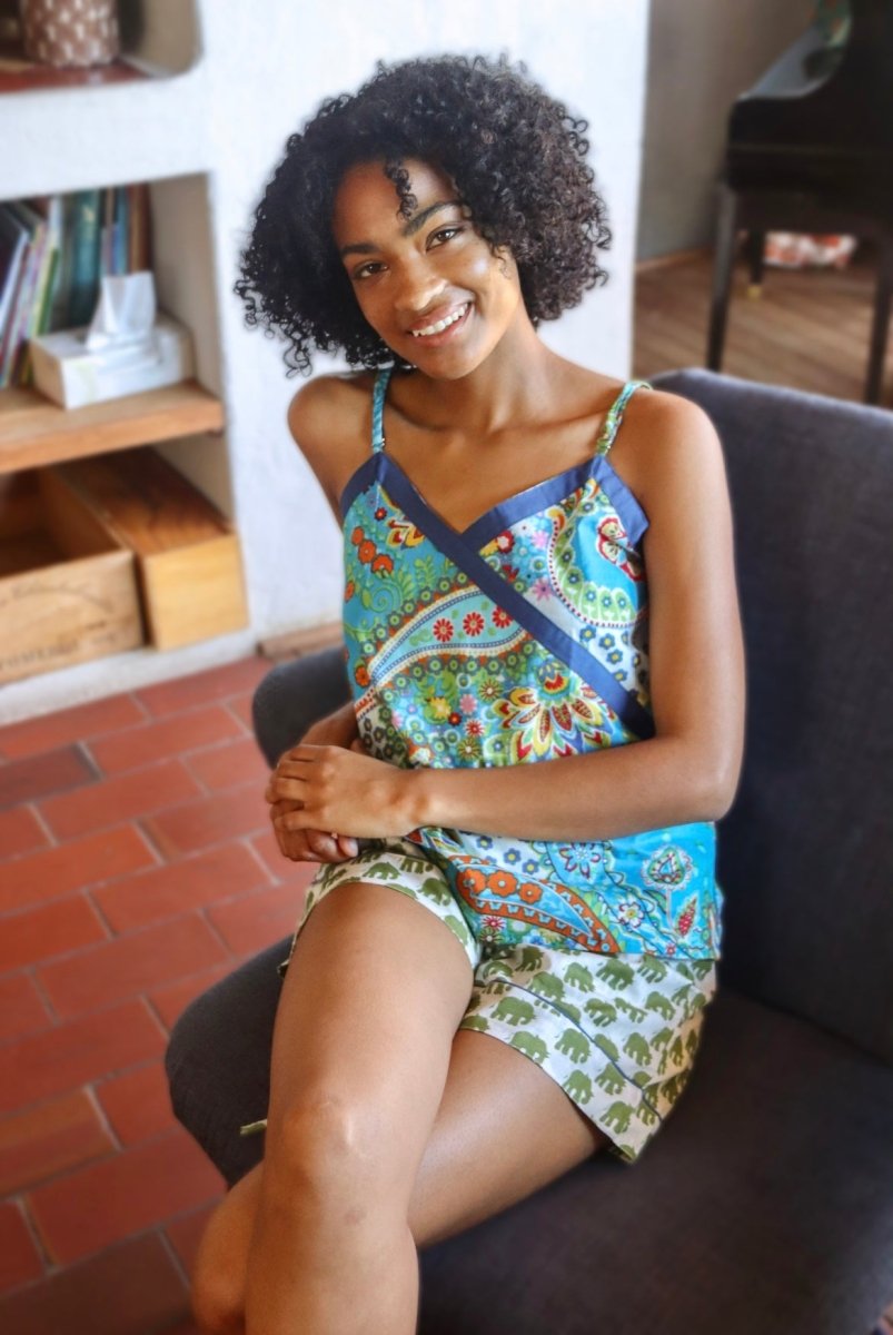 Strappy Shorty - Green Ellie - Gawjus