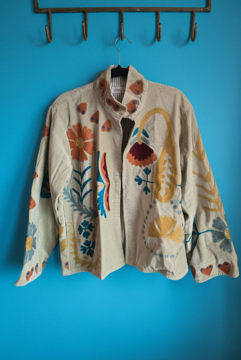 Suzani Embroided Jacket - LOVE - Gawjus