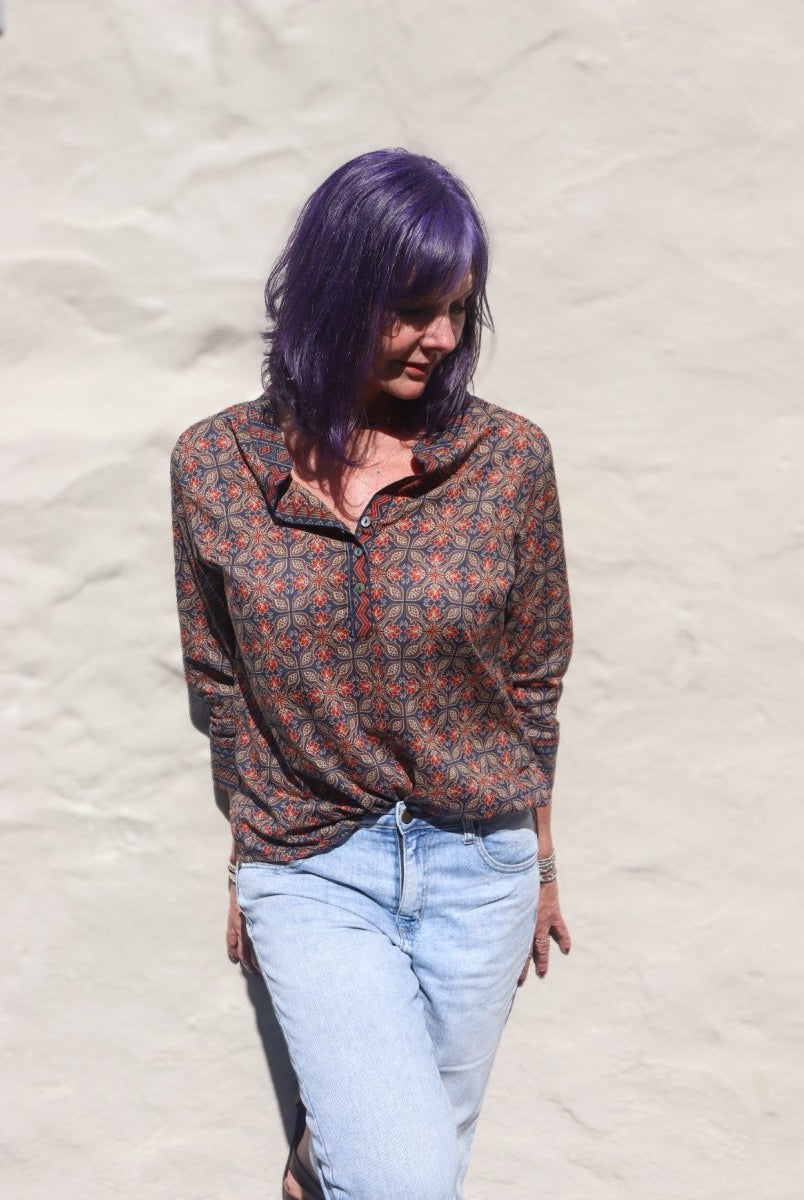 The Everyday Blouse - Clay - Gawjus