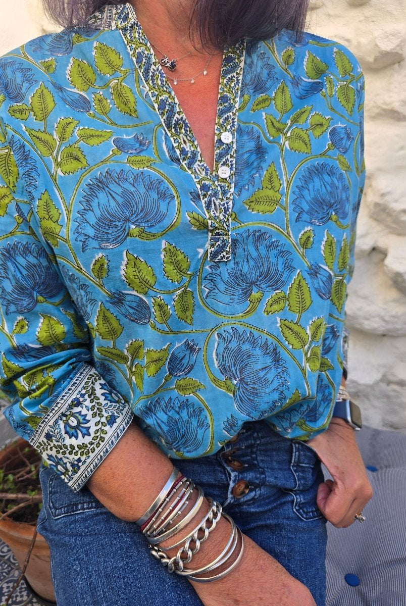 The Everyday Blouse - Sky - Gawjus.CapeTown