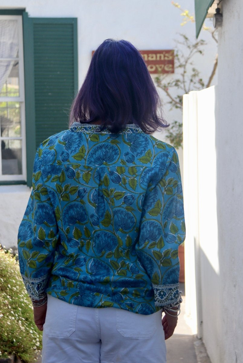 The Everyday Blouse - Sky - Gawjus