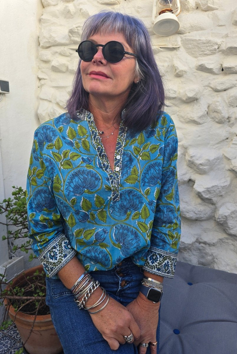 The Everyday Blouse - Sky - Gawjus.CapeTown