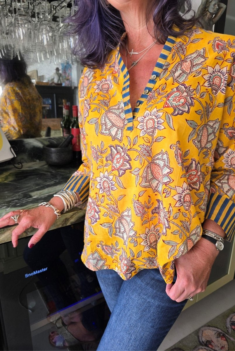 The Everyday Blouse - Van Gogh - Gawjus.CapeTown