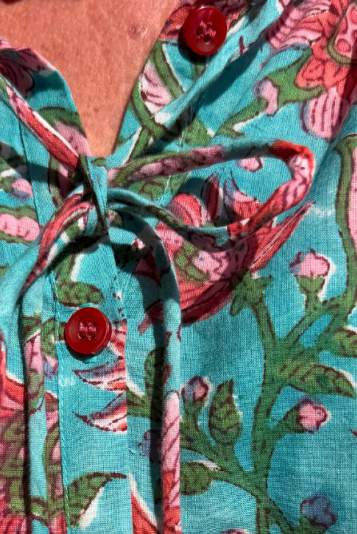 The Lulu Blouse - Shiraz - Gawjus