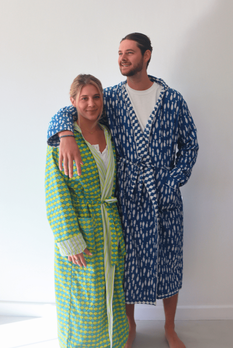 Upstream reversible - hooded Robe - Gawjus