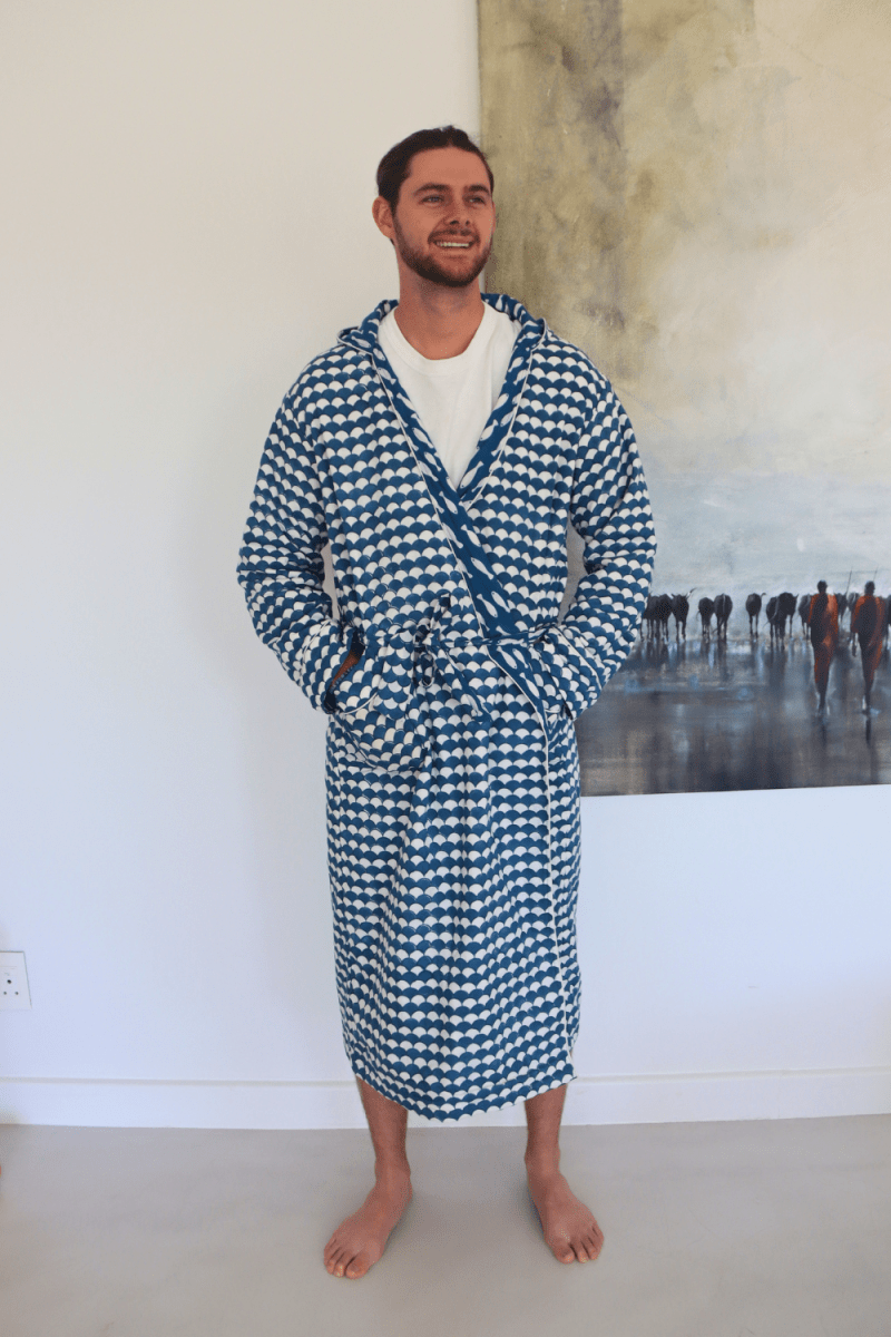 Upstream reversible - hooded Robe - Gawjus
