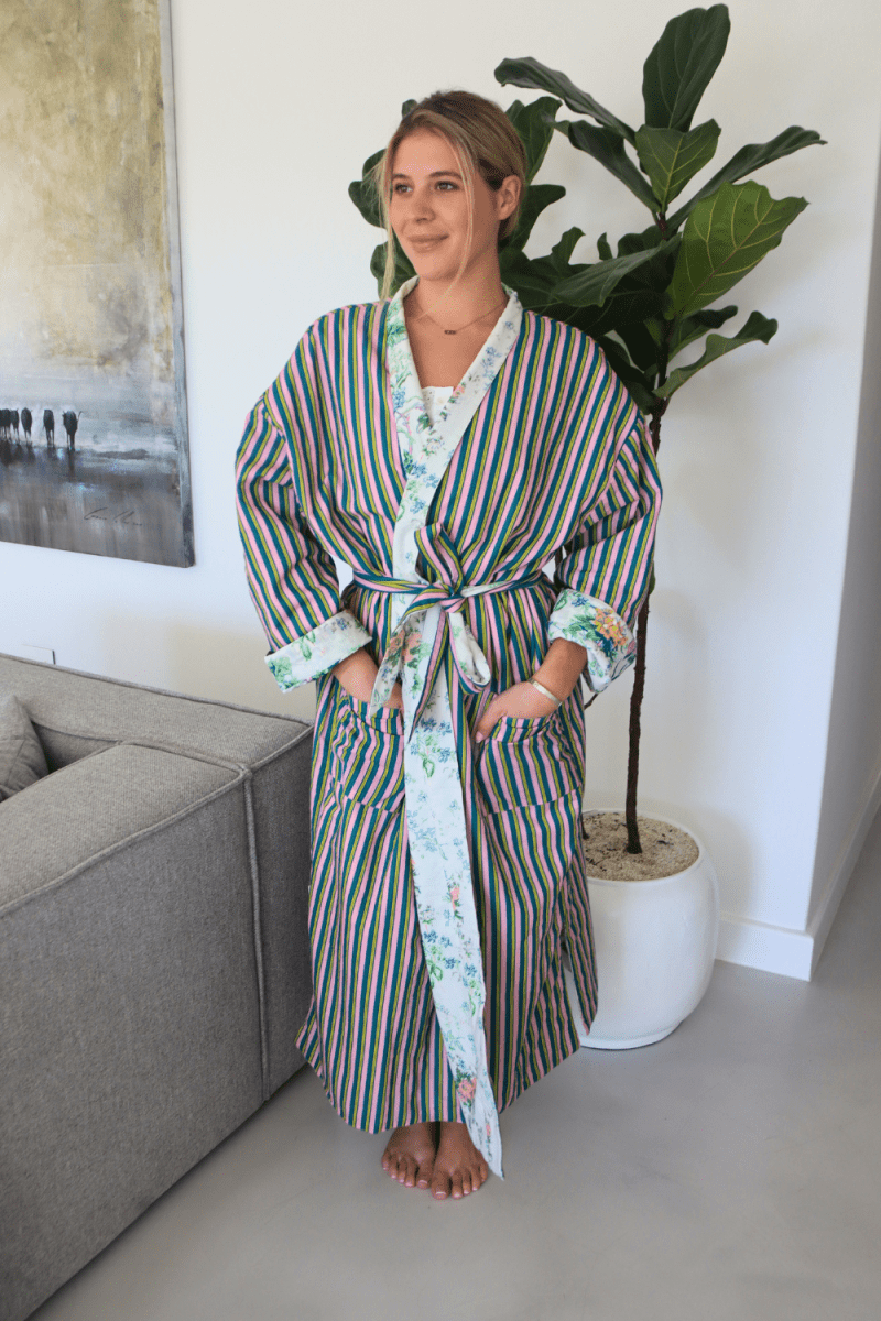 Victoria garden Robe (Reversible) - Gawjus