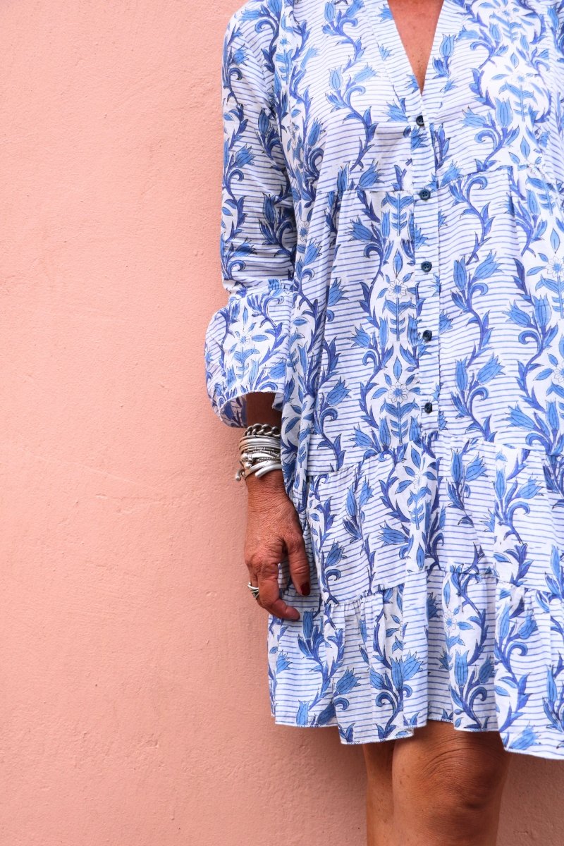 Blue Belle Dress - Gawjus