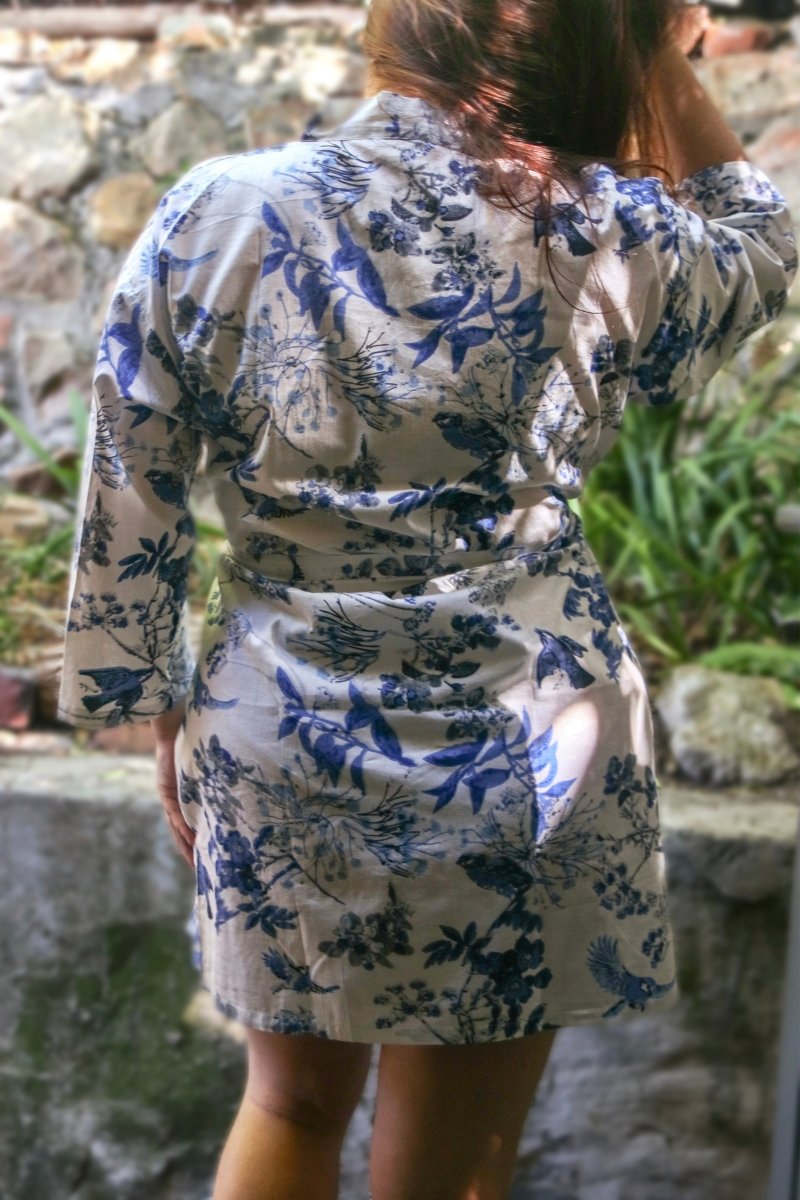 Blue Bird Robe - Gawjus