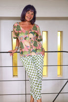 Cropped Frenchies - Pink Ellie - V - neck - Gawjus