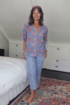 Cropped Frenchies - Poppy on Blue - Classic - Gawjus