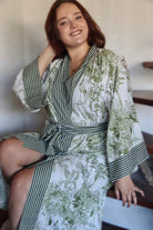 Eden Green Long Robe - Gawjus