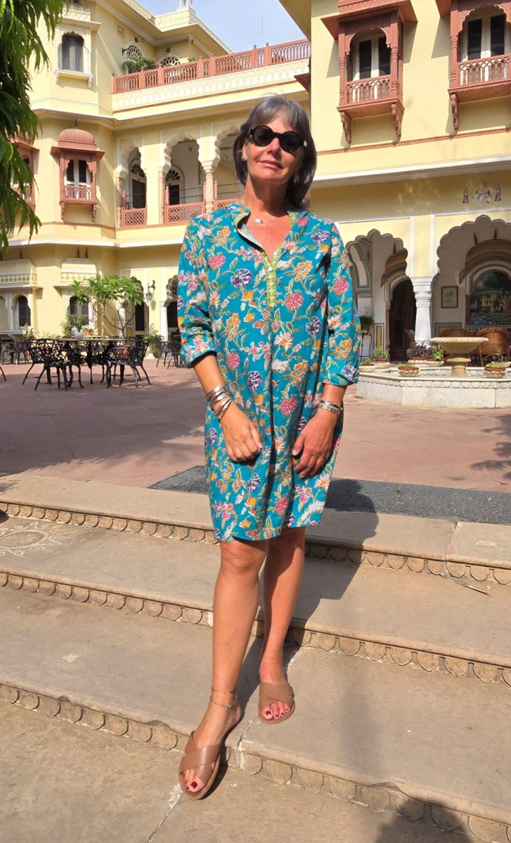 Everyday Shirt Dress - Turquoise - Gawjus.CapeTown