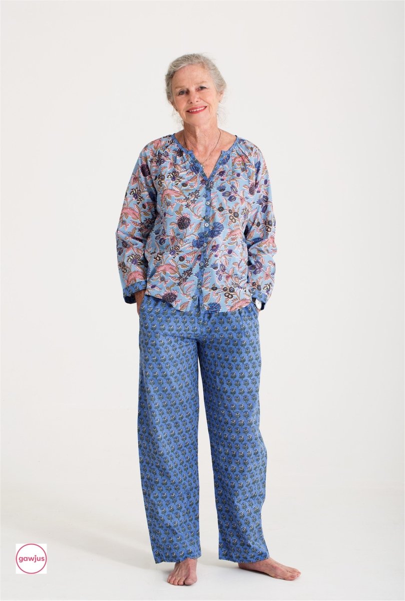 French Pyjamas - Lavender Blue - Gawjus.CapeTown