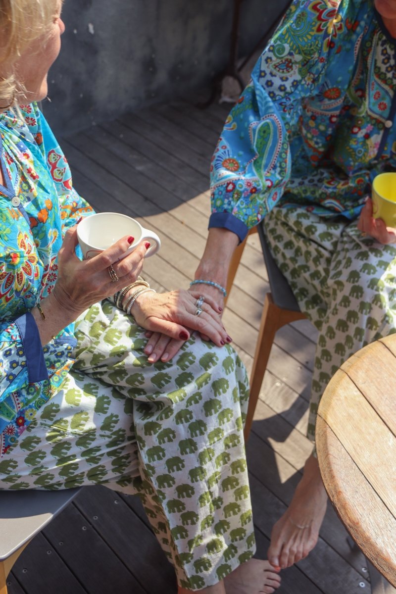 Frenchie PJ's - Green Ellie - Gawjus