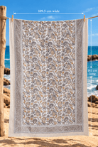 Gawjus Beach Sarong - Brown Paisley - Gawjus