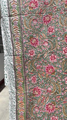 Gawjus Beach Sarong - Dark Green and Pink - Gawjus