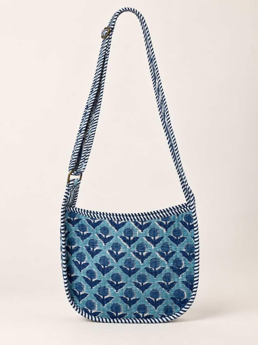 Gawjus Sling Bag - Blue Bloom - Gawjus
