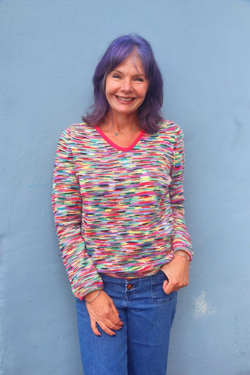 Gawjus Sweater - Mosaic V - Neck - Gawjus