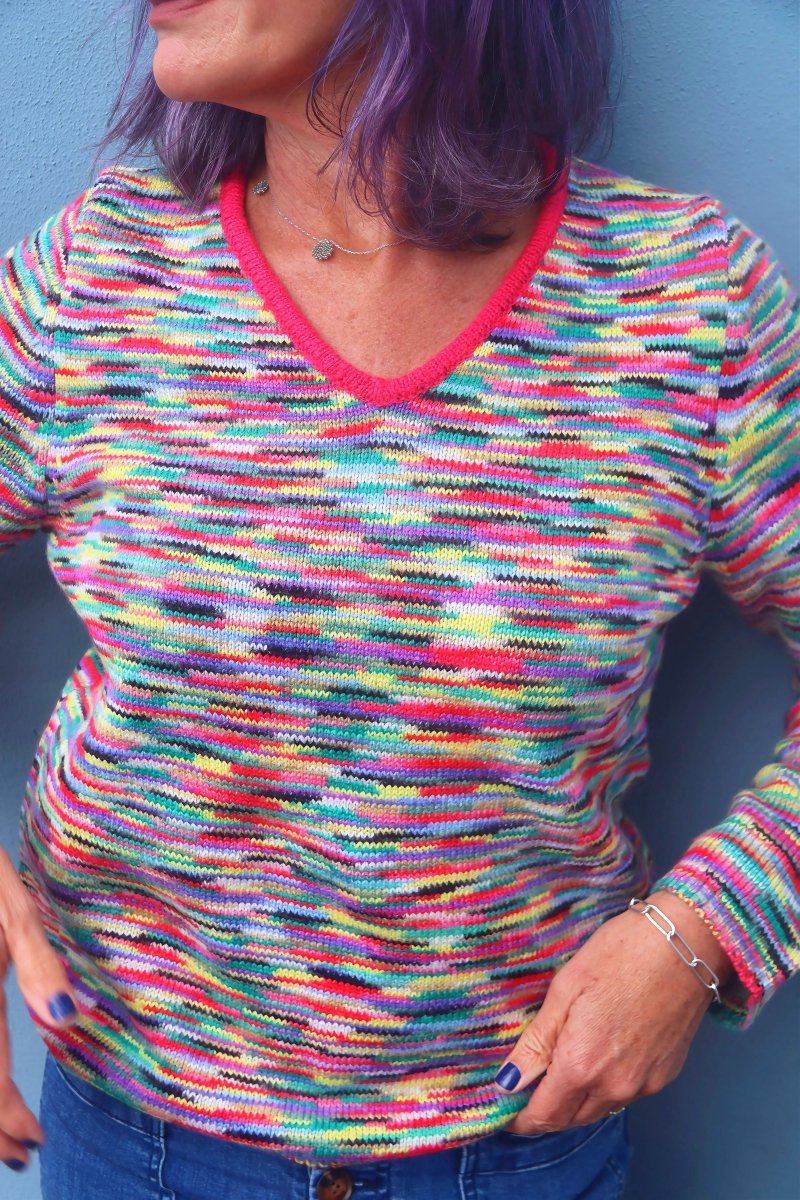 Gawjus Sweater - Mosaic V - Neck - Gawjus