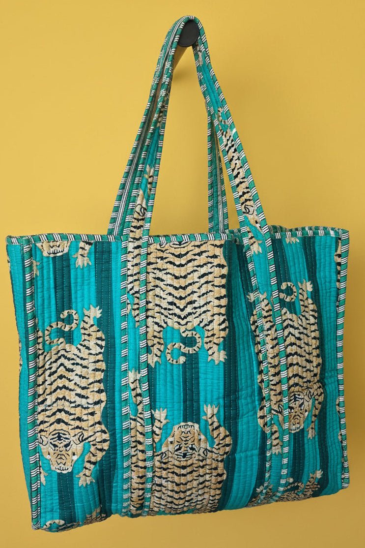 Gawjus Tote Bag Blue Tiger - Gawjus