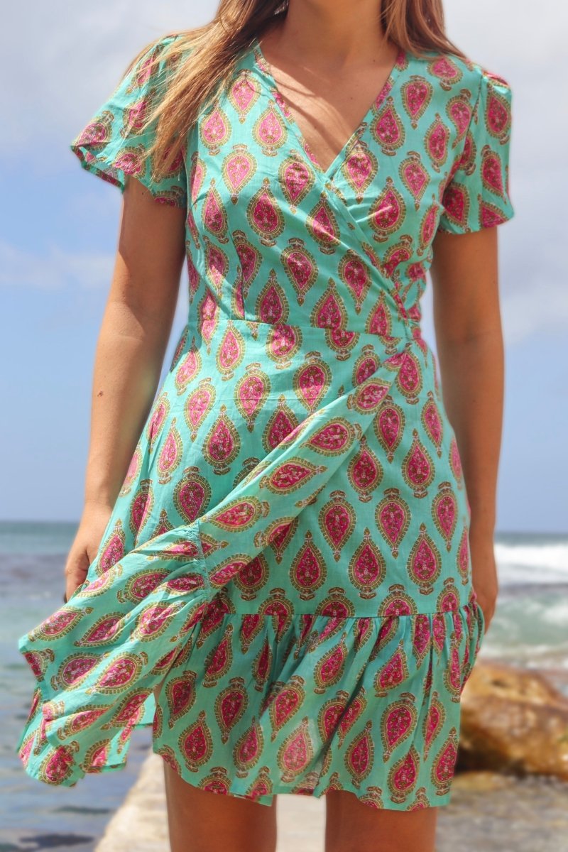 Gawjus Wrap Dress - Gawjus