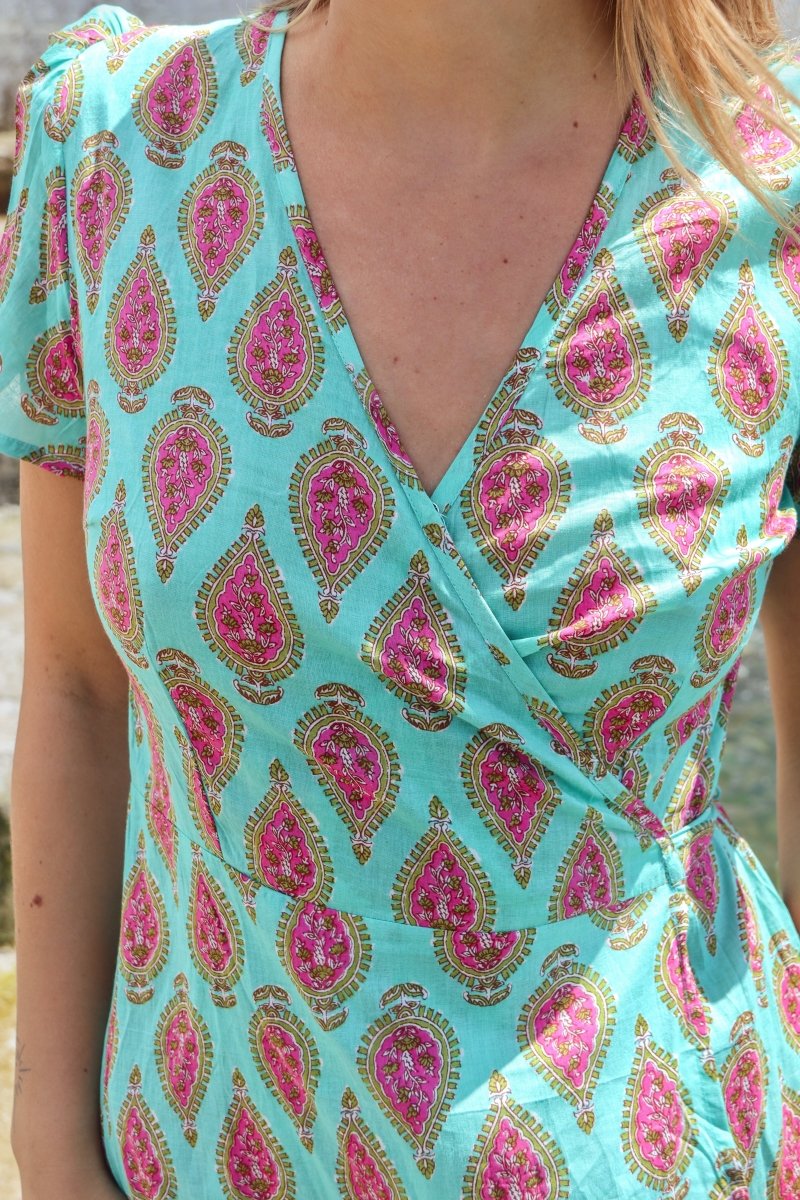 Gawjus Wrap Dress - Gawjus