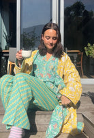 Happy Yellow Robe - Reversible - Gawjus
