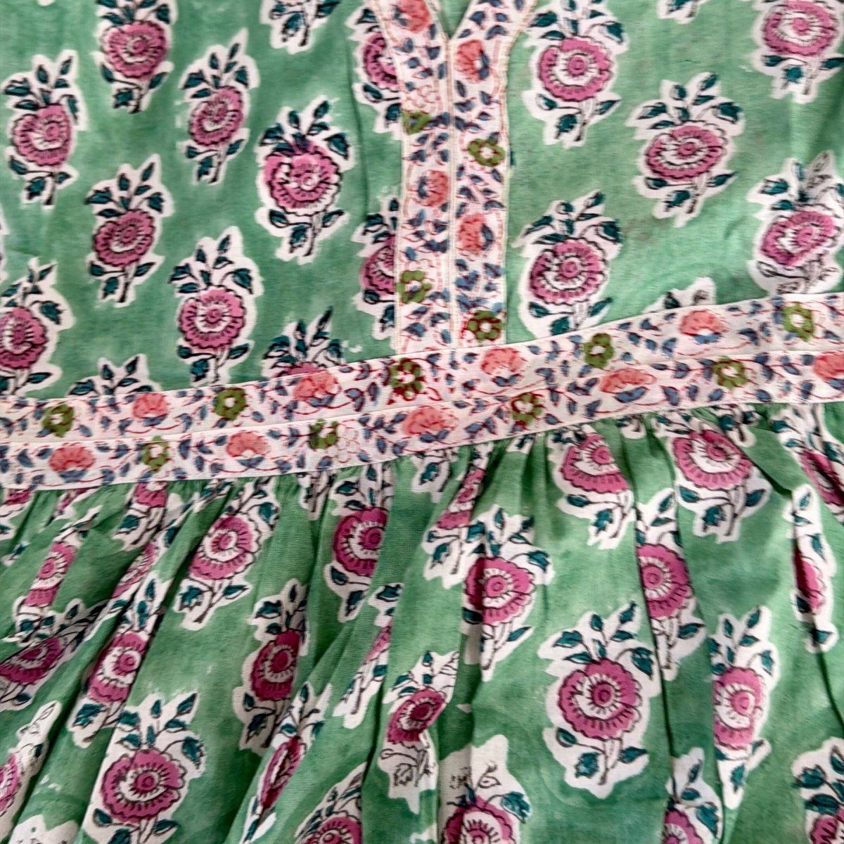 Indian Summer Dress - Mint - Gawjus