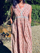 Indian Summer Dress - Pink Pomegranate - Gawjus