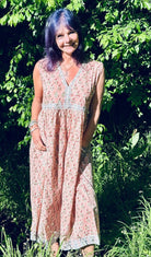 Indian Summer Dress - Pink Pomegranate - Gawjus