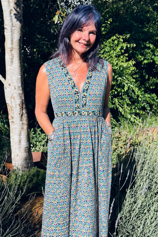 Indian Summer Dress - Taj Bloom - Gawjus