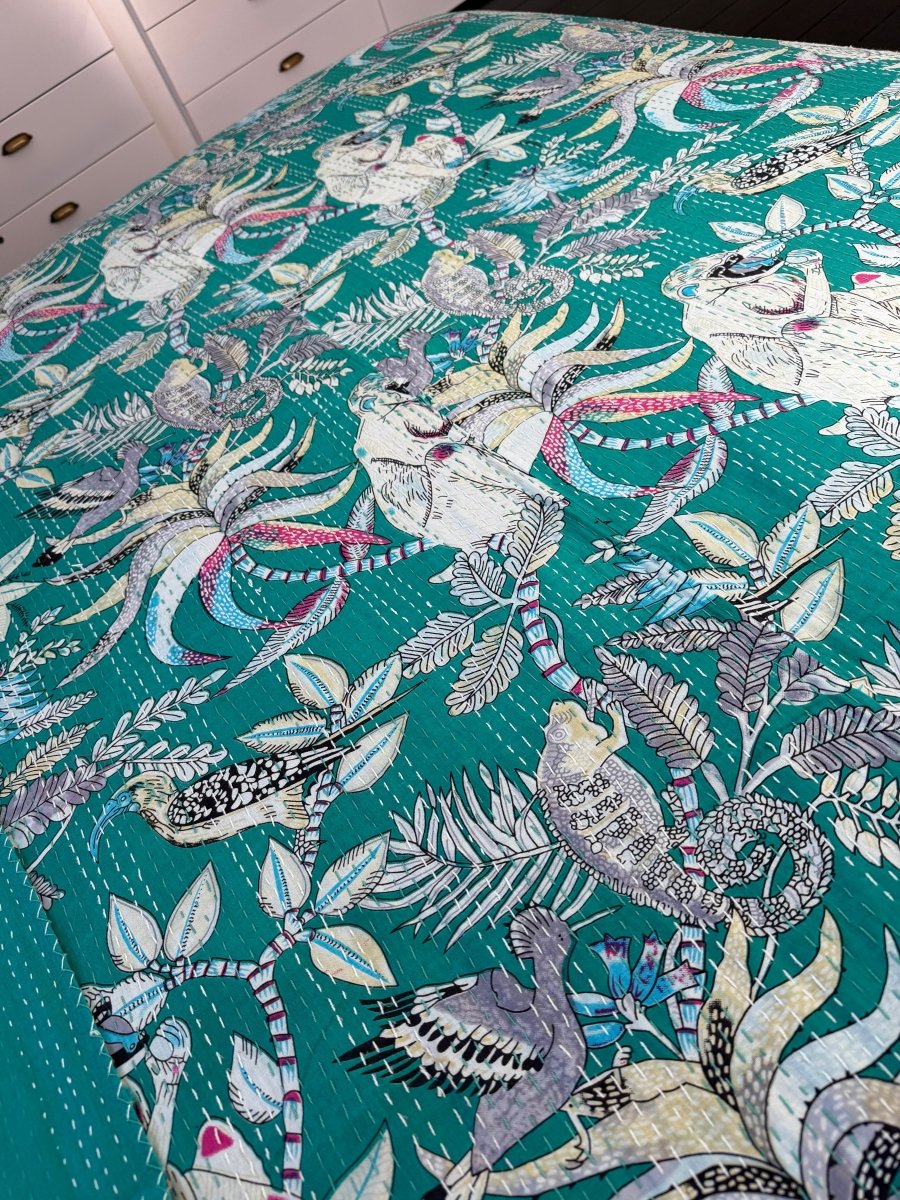 Kantha Blanket - Amazon - Gawjus