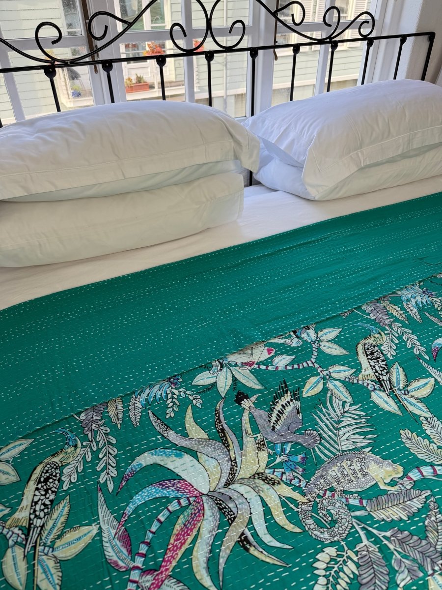 Kantha Blanket - Amazon - Gawjus