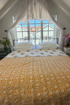 Kantha Blanket - Mustard Marigold - Gawjus