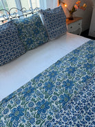 Kantha Quilt - Blue Lagoon - Gawjus