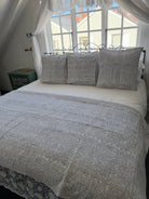 Kantha Quilt - Misty Meadow - Gawjus