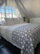 Kantha Quilt - Misty Meadow - Gawjus