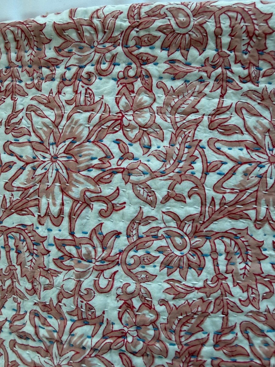 Kantha Quilt - Turkish Delight - Gawjus