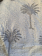 Kantha Quilt - White Sands - Gawjus