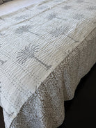 Kantha Quilt - White Sands - Gawjus