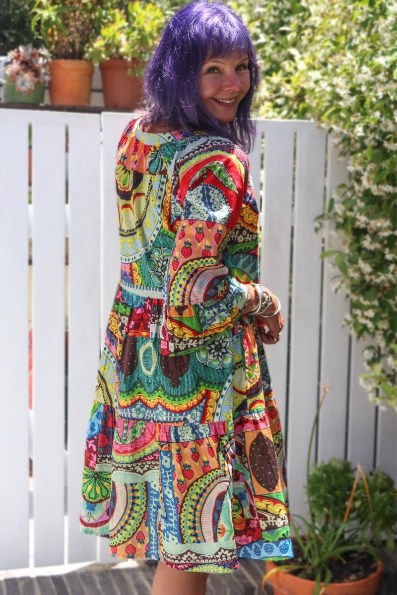 Karen Dress - Kaleidoscope - Gawjus