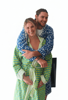 Key Lime hooded Robe - Unisex - Gawjus