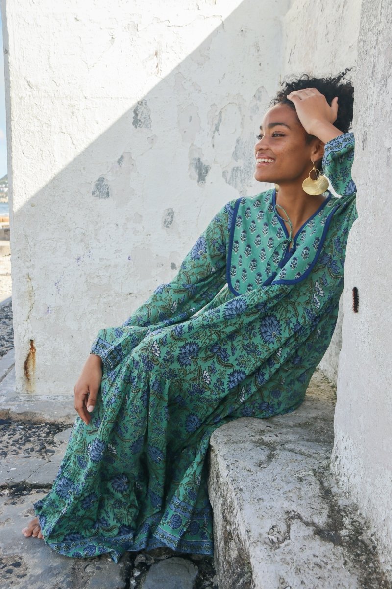 Lara Dress Sea Green - Gawjus