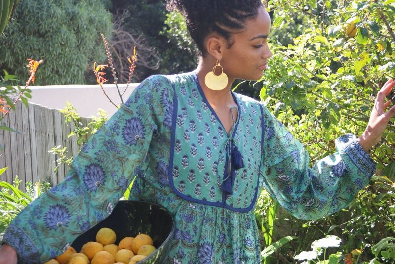 Lara Dress Sea Green - Gawjus